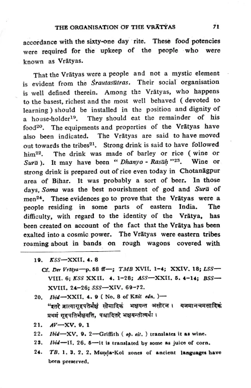 Vratyas in Ancient India